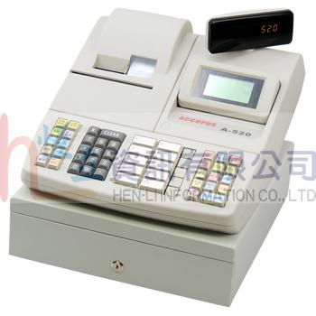 AccuPOS A520二聯式收銀機操作手冊