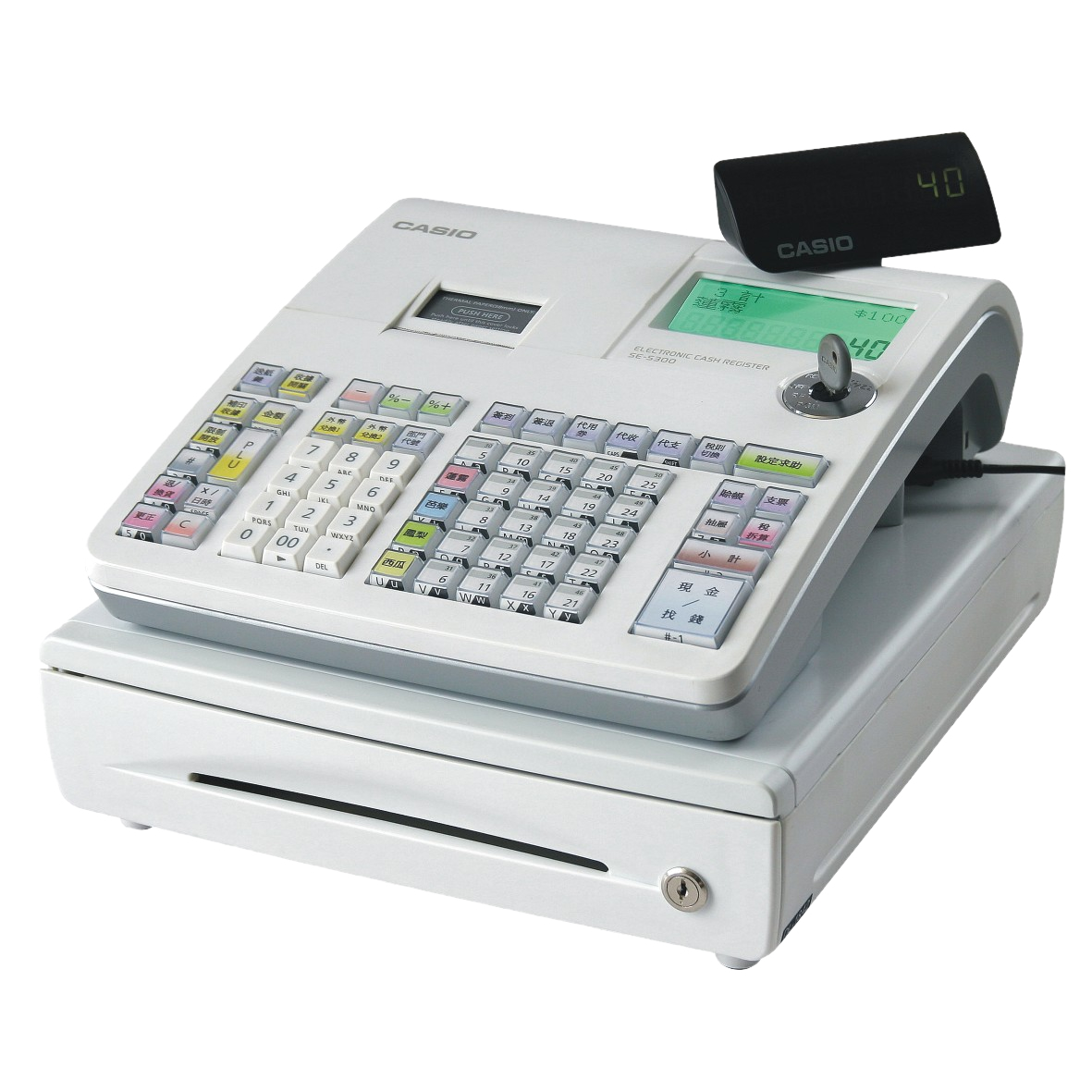 CASIO SE-S300收據式收銀機操作手冊